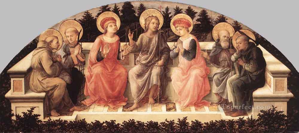 Seven Saints Renaissance Filippo Lippi Oil Paintings